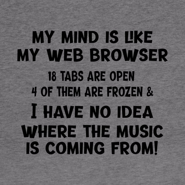 My Mind Is Like My Web Browser... by Naves